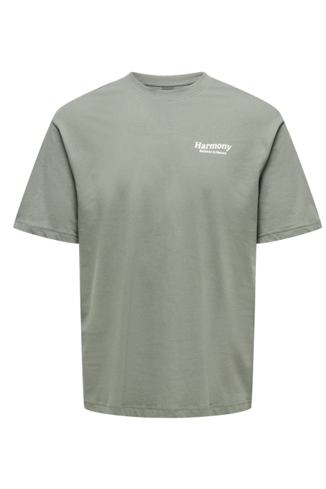 Only & Sons onskeane rlx ss print tee noos